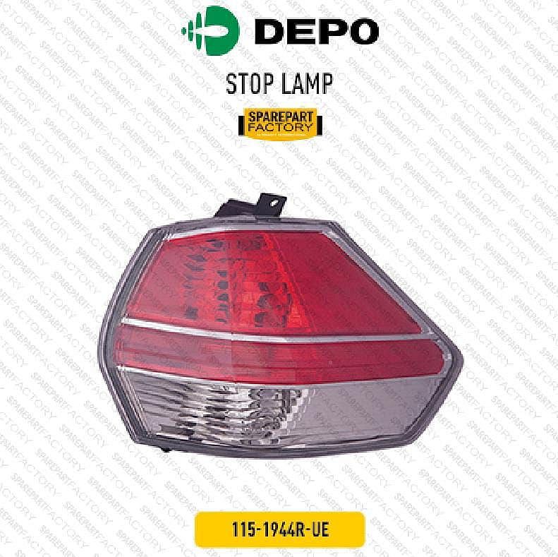 Stop Lamp Batok Mika Lampu Rem Belakang Nissan Xtrail T32 2014-ON Merk Depo by unoPart ID - foto 2
