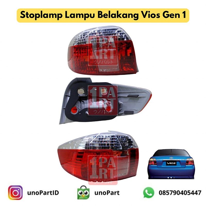 Stoplamp Stop Lamp Lampu Belakang Kiri / Kanan Toyota Vios Gen 1 03-06 - foto 5