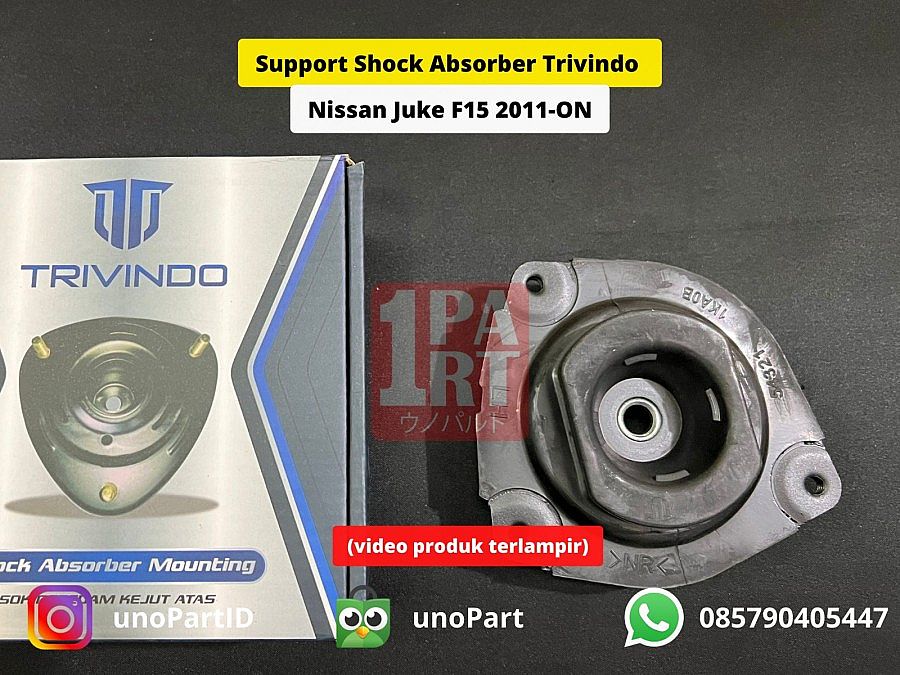 Support Karet Shock Absorber Breaker Strut Mount Trivindo Nissan Juke F15 2011-ON - foto 5