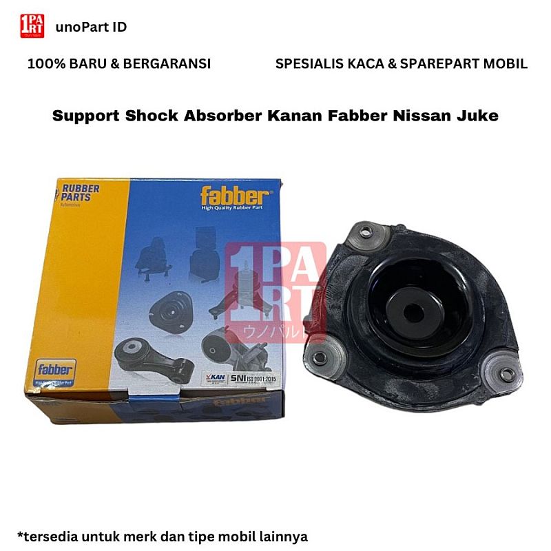 Support Karet Shock Absorber Nissan Juke Kiri / Kanan 54321/20-1KA0B - foto 2