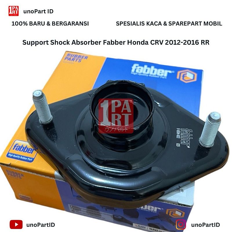 Support Shock Absorber Fabber Honda CRV 2.4 13-16 RR Belakang 52675-T0A-J01 - foto 4