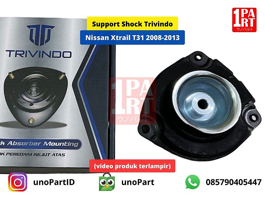 Support Shock Absorber Trivindo Nissan Xtrail T31 2008-2013 Kiri/Kanan 54320-JG01C 54321-JG01C