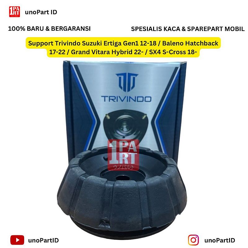 Support Shock Depan Trivindo Ertiga 12-18 Baleno Hatchback 17-22 Grand Vitara Hybrid 22- SX4 Scross - foto 4
