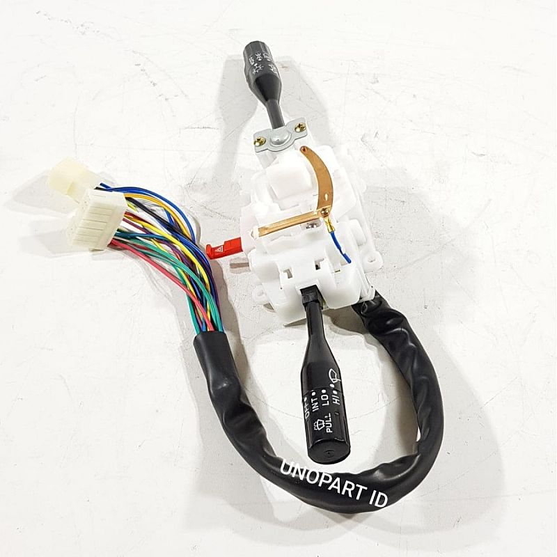 Switch Saklar Kombinasi Lampu Sein Sen Wiper T-Sign Stecker Suzuki Futura Mitusbishi T120SS T120 SS T 120SS 120 1991-2018 / Katana 1981-2005 SNI KAN OEM 37400-77510 3740077510 - foto 4