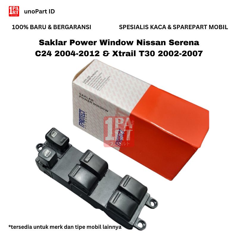Switch Saklar Power Window Nissan Serena C24 04-12 / Xtrail T30 02-07 OEM 25401-CX000 - foto 5
