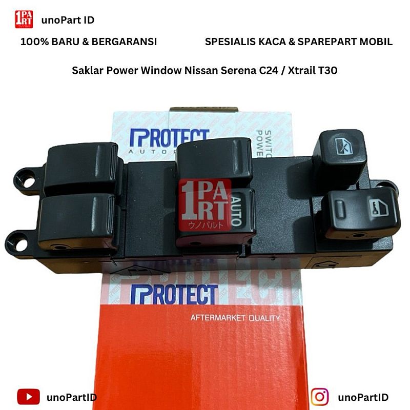Switch Saklar Power Window Nissan Serena C24 04-12 / Xtrail T30 02-07 OEM 25401-CX000