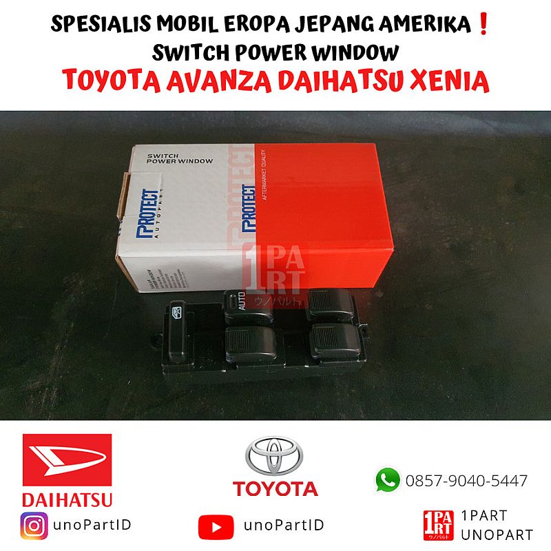 Switch Saklar Power Window Protect Toyota Avanza Daihatsu Xenia Gen1 04-11 OEM 84820-B0010
