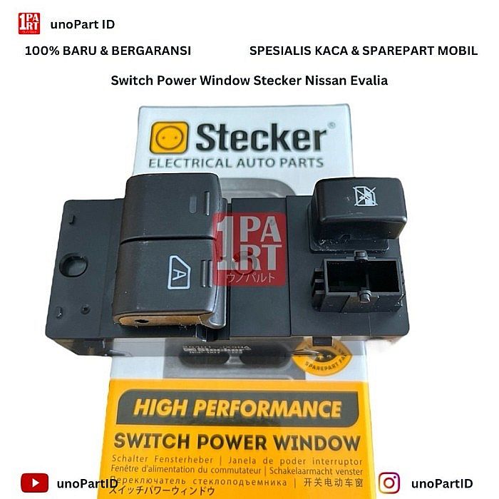Switch Saklar Power Window Stecker Nissan Evalia Part No 25401-JX50A - foto 2