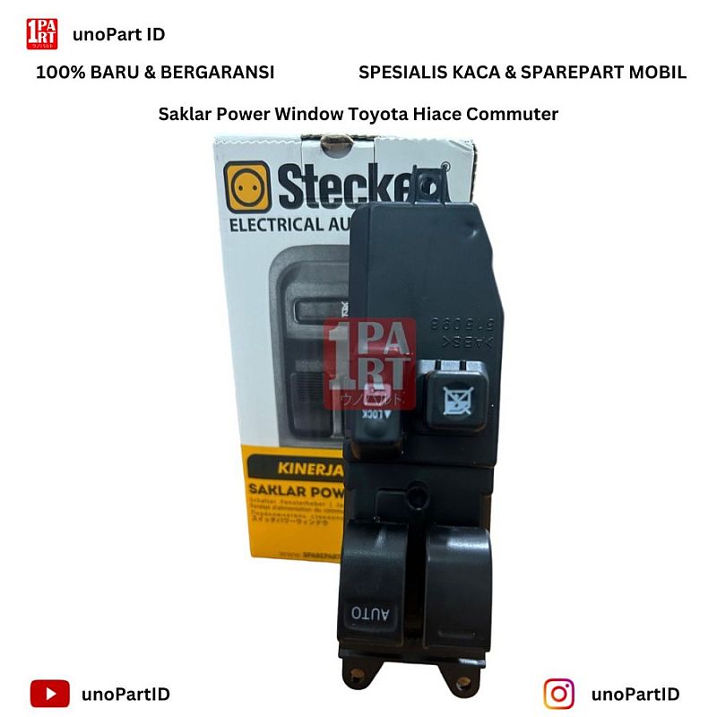 Switch Saklar Power Window Stecker Toyota Hiace Commuter 84820-26230