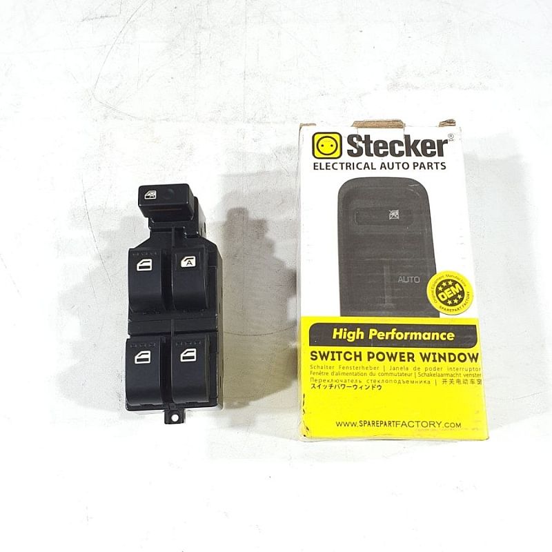Switch Saklar Tombol Jendela Mobil Central Utama Pusat Power Window Toyota Daihatsu Veloz Avanza Xenia Gen2 11-15 / Sirion 07-17 / Agya Ayla 12-Ke Atas SNI KAN OEM 84820-BZ060 84820BZ060