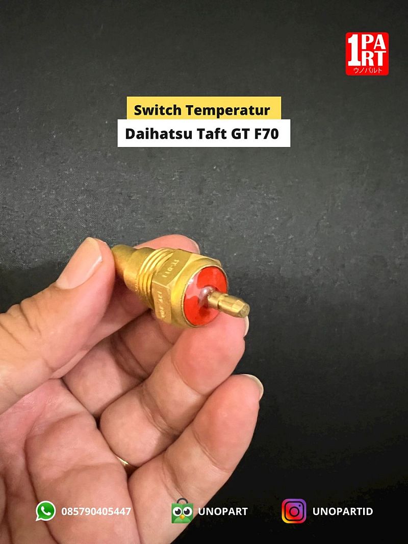 Switch Sensor Temperatur Temperature Suhu ECT Stecker Daihatsu Taft GT F70 Soket Bulat unoPart ID - foto 2