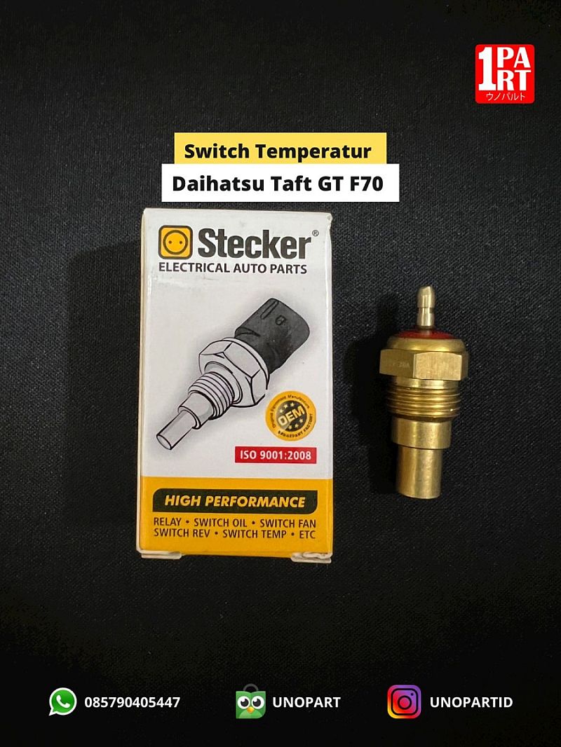 Switch Sensor Temperatur Temperature Suhu ECT Stecker Daihatsu Taft GT F70 Soket Bulat unoPart ID - foto 5