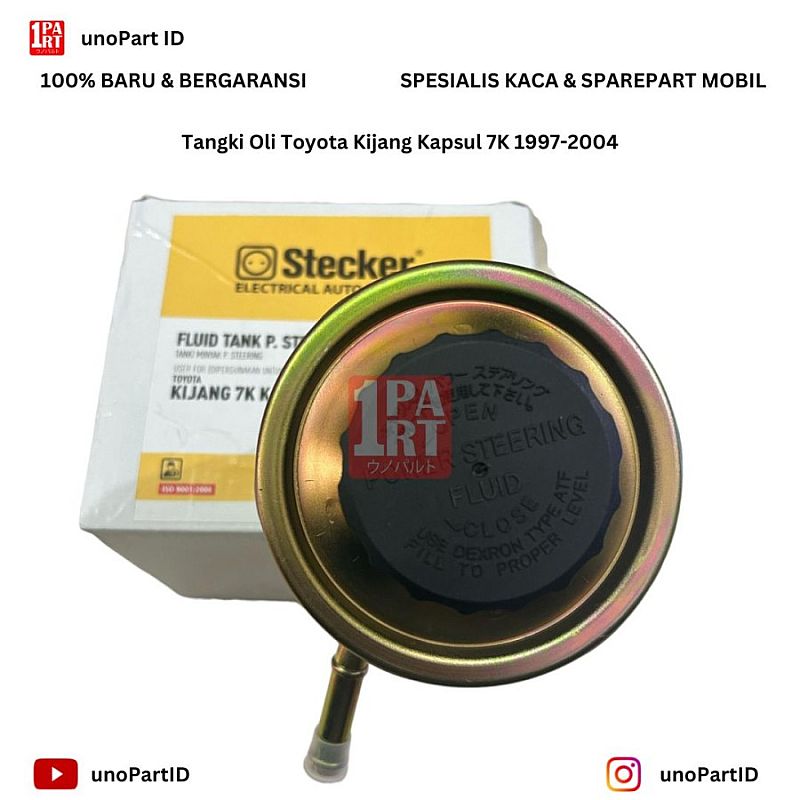 Tangki Minyak Power Steering Stecker Toyota Kijang Kapsul 7K 1997-2004 TPS-001