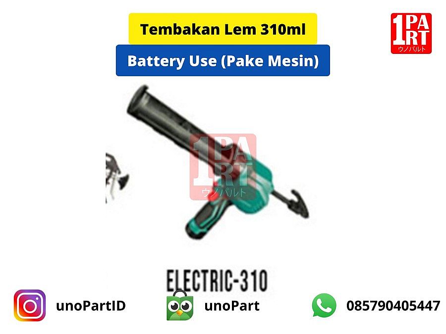 Tembakan Lem Botol 310ml Battery Use Pakai Mesin - foto 2
