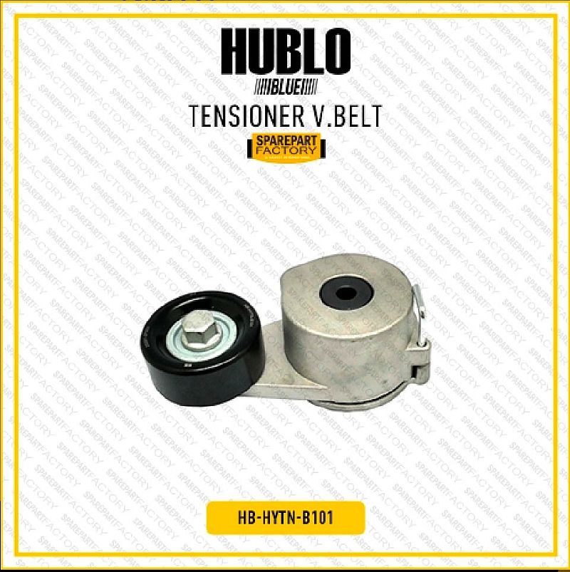 Tensioner Fan Van V Belt Hublo Hyundai Palisade 2021-Ke Atas / Santa Fe  / Sorento Diesel 2013-Ke Atas OEM Part No. 25281-2F000 25281-2F001 252812F000 252812F001