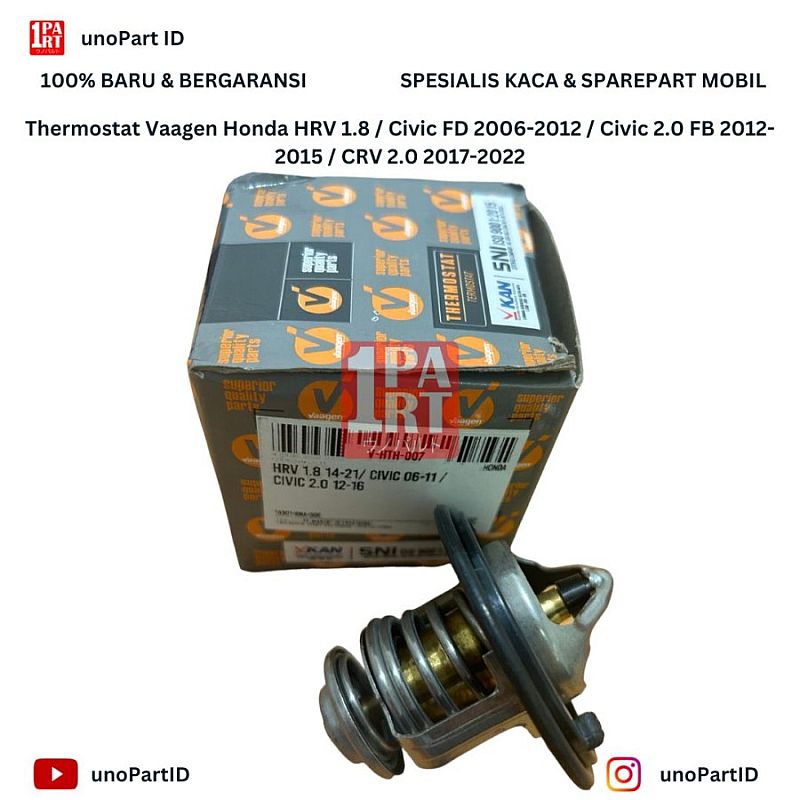 Thermostat Radiator HRV 1.8 14-21/ Civic FD / FB 2.0 / CRV 2.0 17-ON
