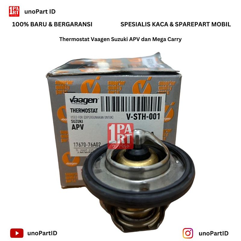 Thermostat Radiator Suzuki APV / Mega Carry Part No 17670-76A02