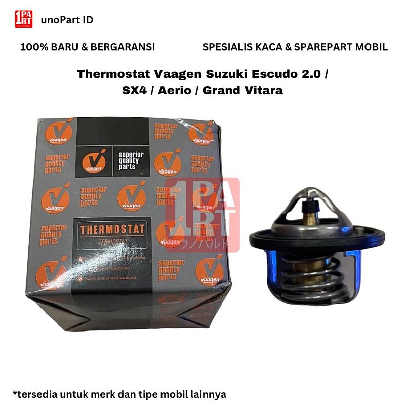 Thermostat Suzuki Escudo 2.0 1989-2000 / Aerio 2001-2007 / SX4 SX-4 SX 4 X-OVER Xover X Over X-ROAD X Road Xroad 2007-2012 / Baleno Next G 2003-2007/ Neo Baleno 2008-2010 / Grand Vitara 2.0 2006-2018 - foto 5
