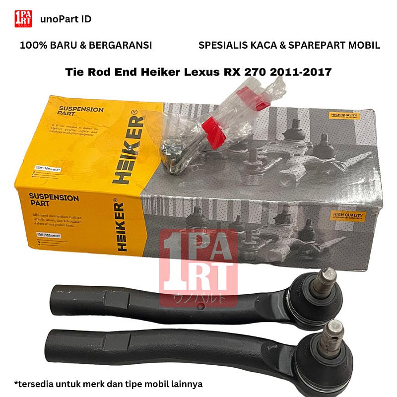Tie Rod End Heiker Lexus RX270 RX350 RX 270 350 2011-2015 SNI KAN OEM 45460-49055 45470-49025 4546049055 4547049025 - foto 2