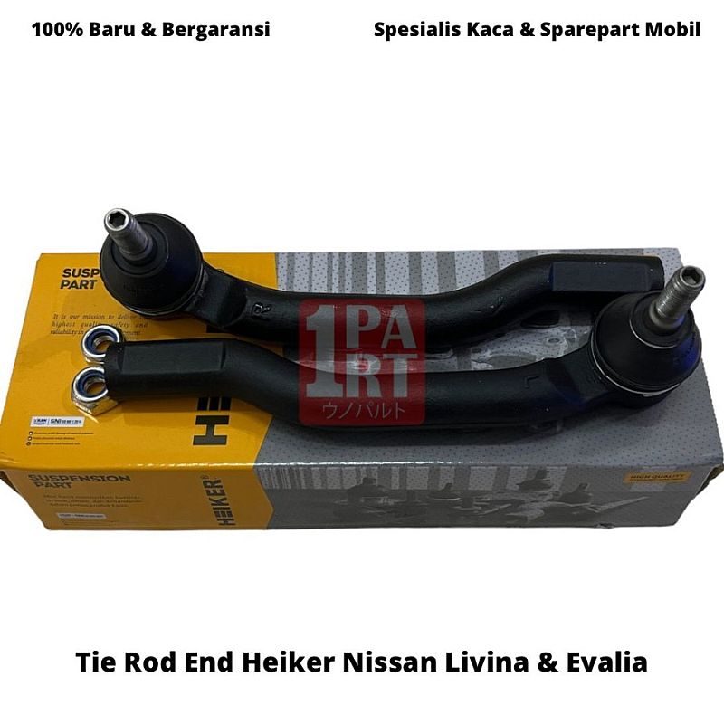 Tie Rod End Heiker Nissan Livina Grand Livina L10 L11 Xgear X-gear XR 2006-2017 / Evalia / Latio SNI KAN OEM D8520/40-EW00A D8520-EW00A D8540-EW00A D8520EW00A D8540EW00A - foto 2