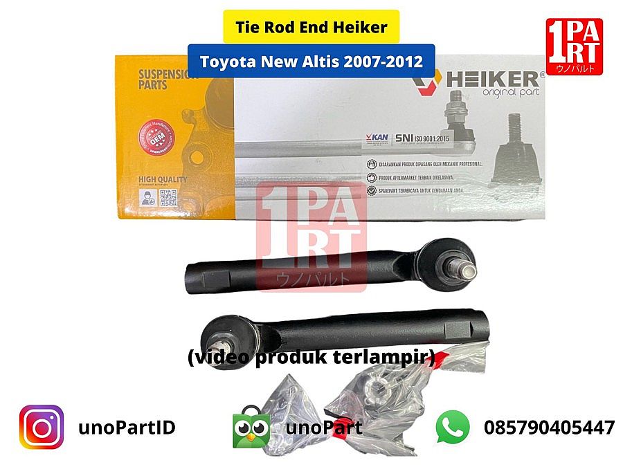 Tie Rod End Toyota New Altis 2007-2018 / Harrier ACU30 04-12 1 Set Kiri Kanan