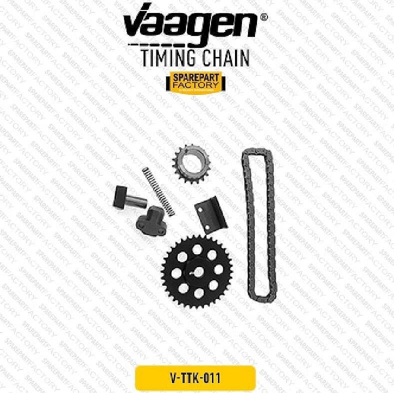 Timing Chain Rantai Keteng Kambrat Vaagen Toyota Kijang 5K 7K 86-04 SNI KAN OEM Part No 13406-13040 1340613040 - foto 5
