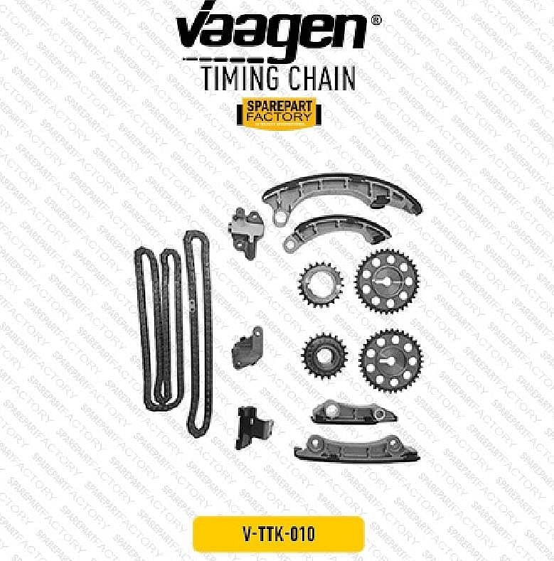 Timing Chain Vaagen Hiace Commuter 2013-2018 / Premio 2019-Ke Atas / Hilux Hi-Lux Hi Lux Revo 2016-Ke Atas / Innova Reborn Diesel / Fortuner VRZ Diesel / Hilux Rangga 2.4 2024-Ke Atas SNI KAN OEM 1350 - foto 3