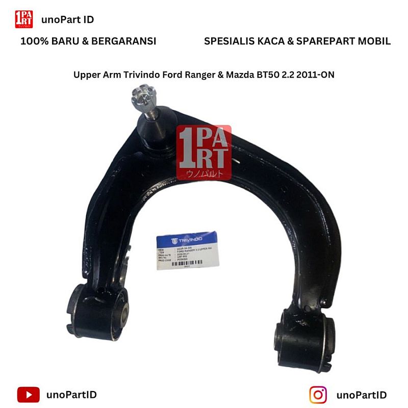 Upper Arm Control Ford Ranger 2.2 / Mazda BT-50 2.2 2011-ON Merk Trivindo Part No UH75-34-260 / UH75-34-210 - foto 2