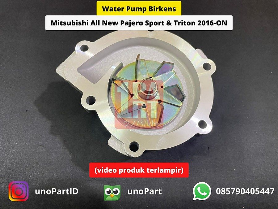 Water Pump Birkens Mitsubishi All New Pajero Sport & Triton 2016-UP - foto 5