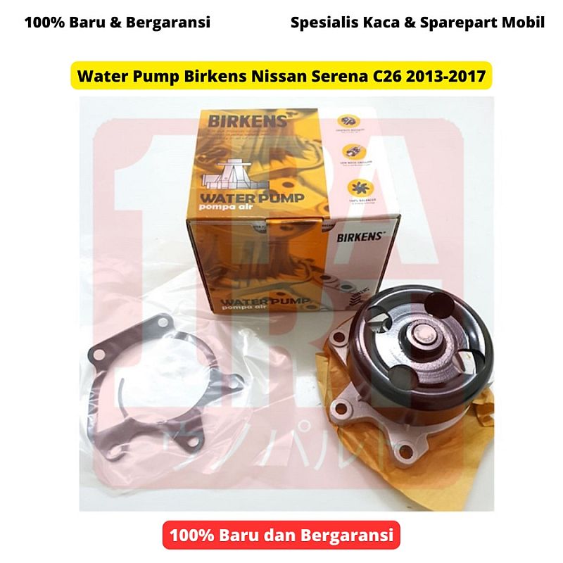 Water Pump Birkens Nissan Serena C26 2012-2017 Cek Our Youtube - foto 5