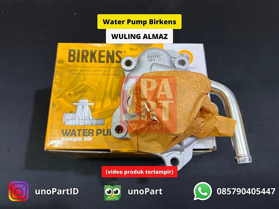Water Pump Birkens Wuling Almaz 2018-ON Part No 23753023 - foto 4