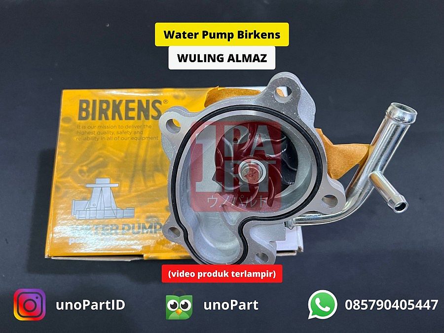 Water Pump Birkens Wuling Almaz 2018-ON Part No 23753023 - foto 5