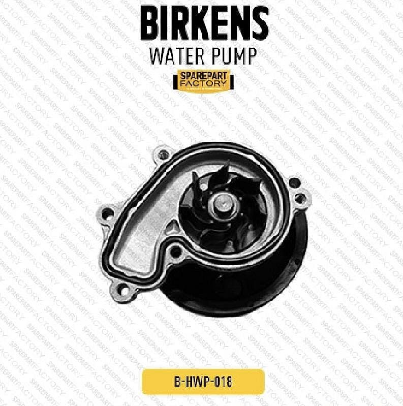 Water Pump Pompa Air Radiator Birkens Honda CRV CR-V Turbo Gen5 2017-2022 & Civic Turbo FK FC 2016-2022 & Accord Turbo 2019-Ke Atas & New HRV HR-V 2022-Ke Atas SNI KAN OEM 19200-59B-003