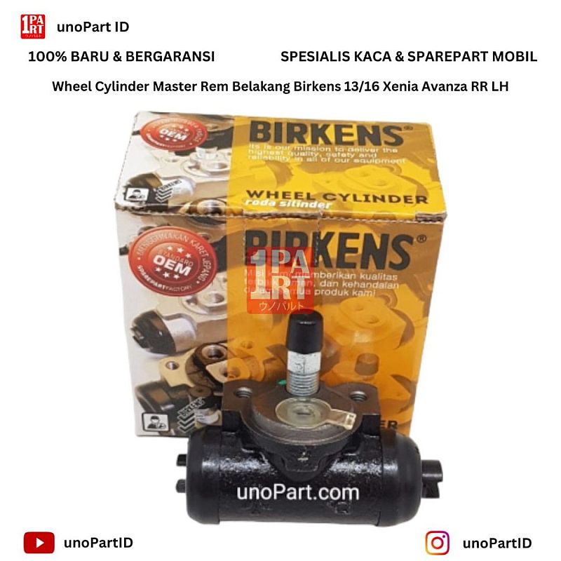 Wheel Cylinder Blok Master Rem Belakang Kiri Birkens 13/16 Xenia Avanza - foto 9