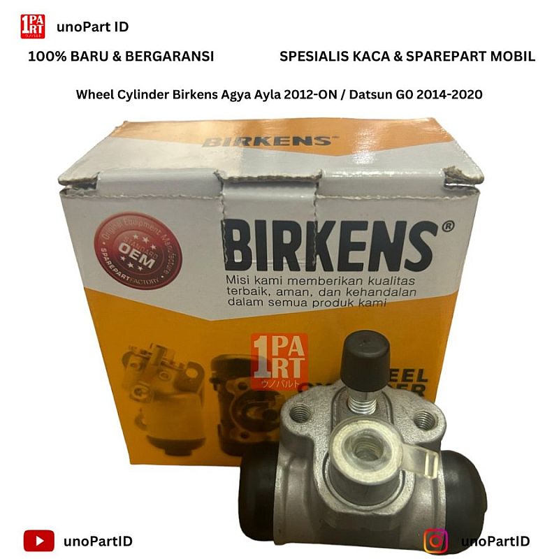 Wheel Cylinder Master Rem Belakang Toyota Daihatsu Agya Ayla Datsun Go - foto 3