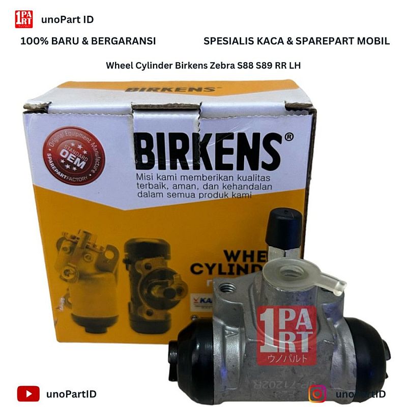 Wheel Cylinder Seiken Zebra Belakang Kiri S88 S89 - foto 2
