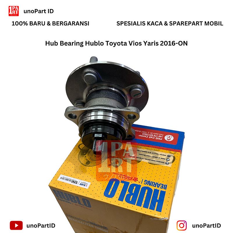 Wheel Hub Bearing Laher Roda Belakang Hublo Toyota Yaris Vios 2016- OEM 42450-0D120 by FKG GERMANY Unopart ID