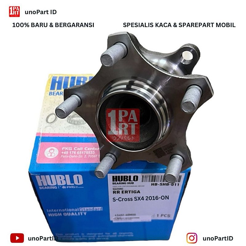 Wheel Hub Bearing Roda Belakang Hublo Suzuki Ertiga & S-Cross SX4 16- - foto 2