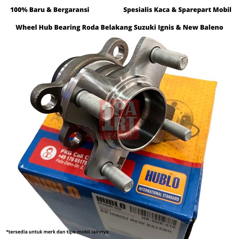 Wheel Hub Bearing Roda Belakang Suzuki Ignis & Baleno Hatchback ABS - foto 5