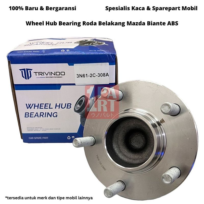 Wheel Hub Bearing Roda Belakang Trivindo Mazda Biante ABS - foto 2