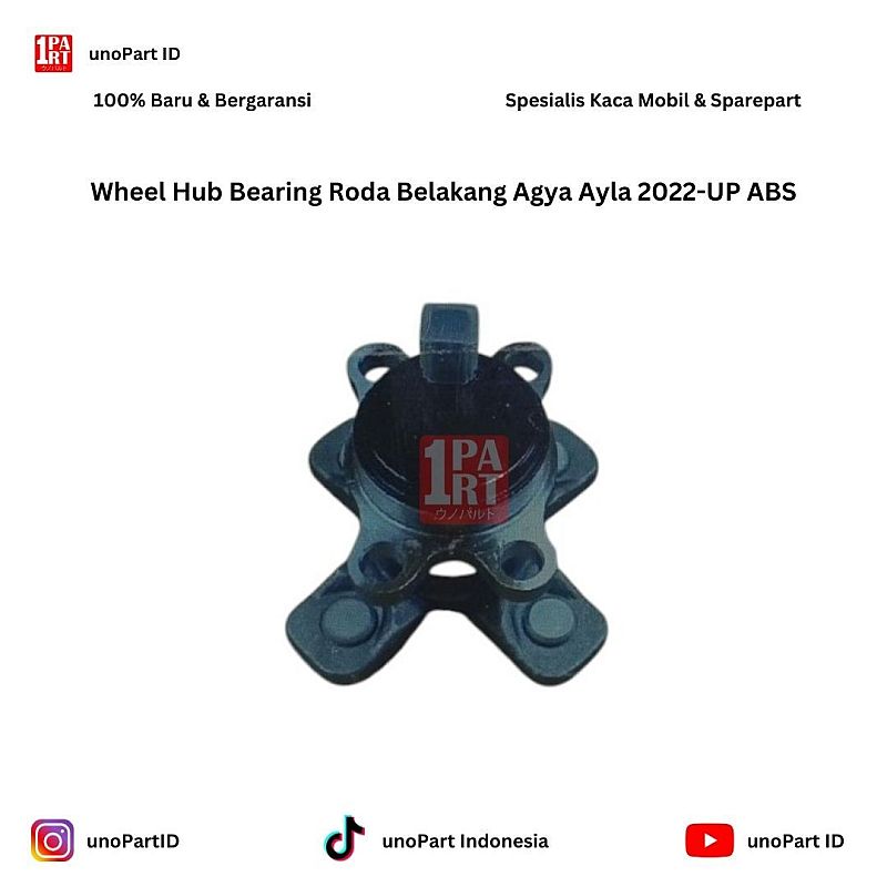 Wheel Hub Nap Bearing Roda Belakang All New Agya Ayla 2022-Ke Atas ABS Merk Unifar Part No 3DACF023F6LB by unoPart ID - foto 2