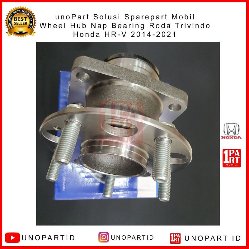 Wheel Hub Nap Bearing Roda Trivindo Belakang Honda HR-V 2014-2021 - foto 4