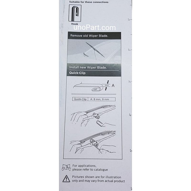 Wiper Kaca Mobil BOSCH ADVANTAGE 14" Inch Original by unoPart - foto 2