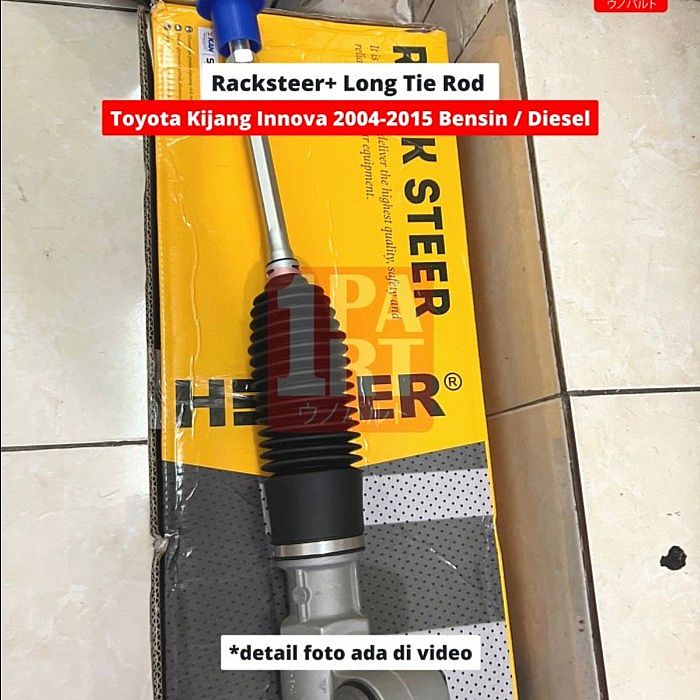 44200-0K050 Racksteer Rack Gearbox Steering Stir Assy Kijang Innova Old Gen1 Bensin Diesel /Hilux Hi Lux Hi-Lux Single Cabin Kabin 2004-2015  Power Steering Heiker unoPart ID - foto 3