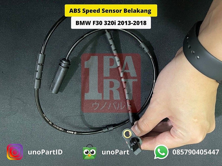 ABS Speed Sensor Bosch Belakang BMW F30 320i N20 B48 Made in Germany - foto 3