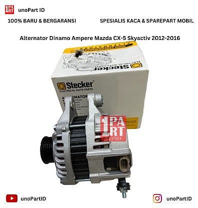 Alternator Dinamo Ampere Mazda CX5 CX-5 2012-2016 / Mazda 6 GJ GL 2012-2023  Part No PE01-18-300 Merk Stecker - foto 3