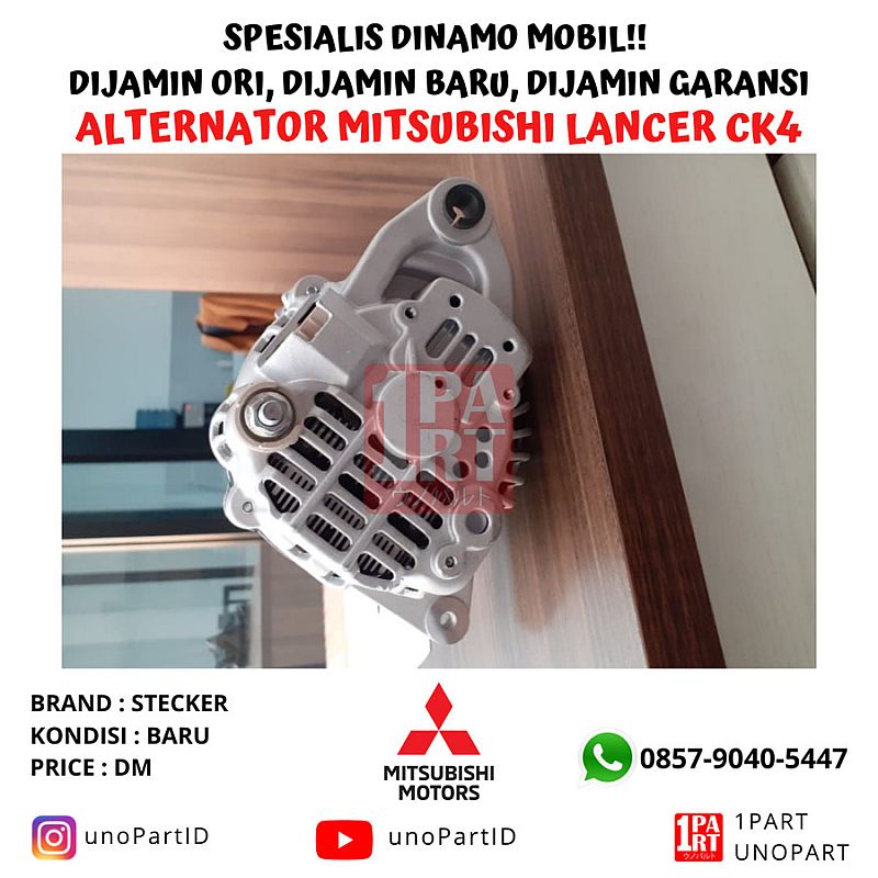 Alternator Dinamo Ampere Mitsubishi Lancer CK4 GLXi SEi by unoPart - foto 4