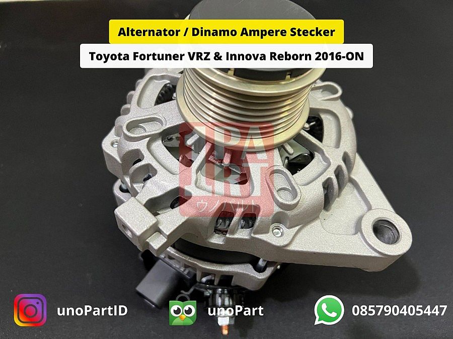 Alternator Dinamo Ampere Stecker Fortuner VRZ / Innova Reborn / Hilux - foto 3