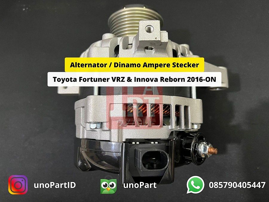 Alternator Dinamo Ampere Stecker Fortuner VRZ / Innova Reborn / Hilux - foto 5