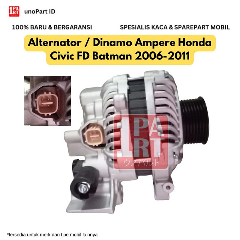 Alternator Dinamo Ampere Stecker Honda Civic FD Batman 06-11 - foto 5